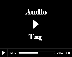 HTML Audio tags