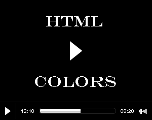 HTML Color Codes