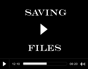 Saving HTML Files